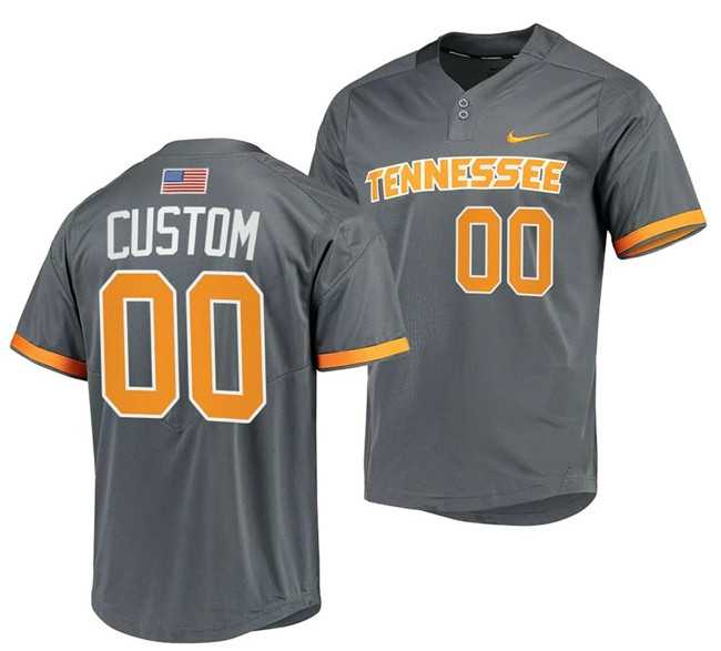 Men's Tennessee Volunteers Active Player Custom Grey Stitched Baseball Jersey,We sell and wholesale Men's Tennessee Volunteers Active Player Custom Grey Stitched Baseball Jersey on line form chian!